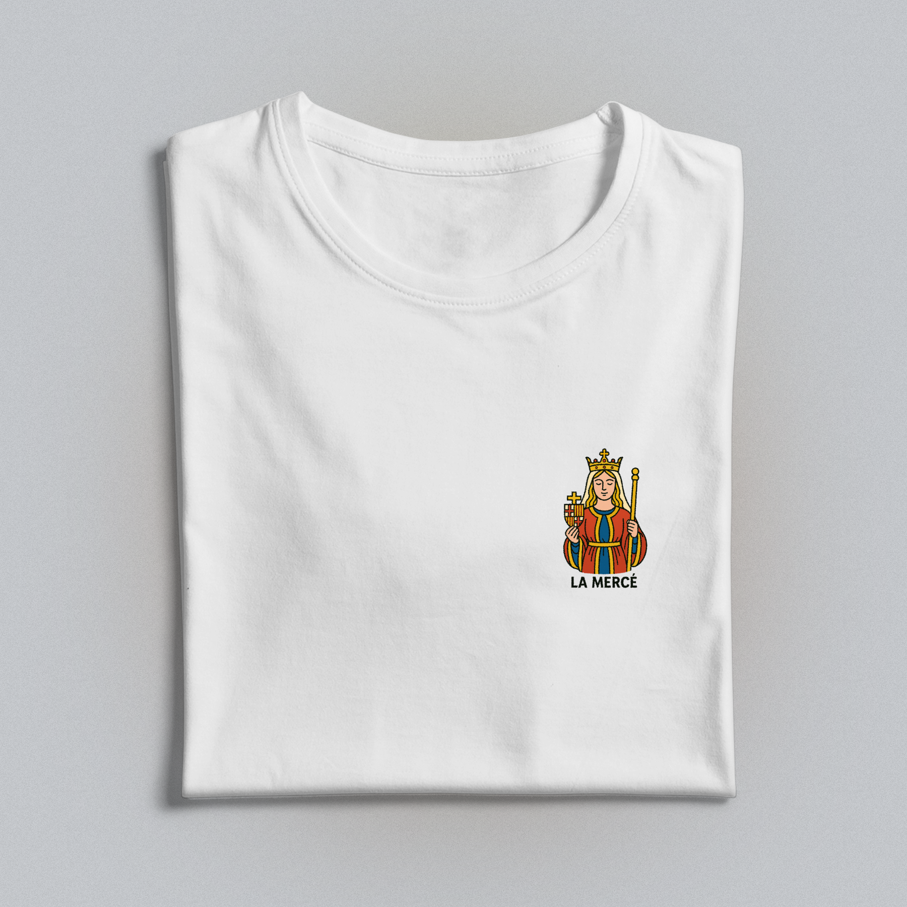 White t-shirt with La Merce