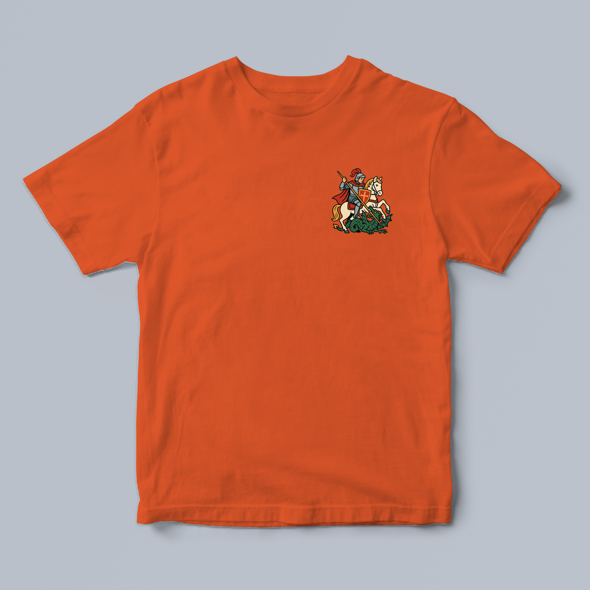 Orange t-shirt with Jordi