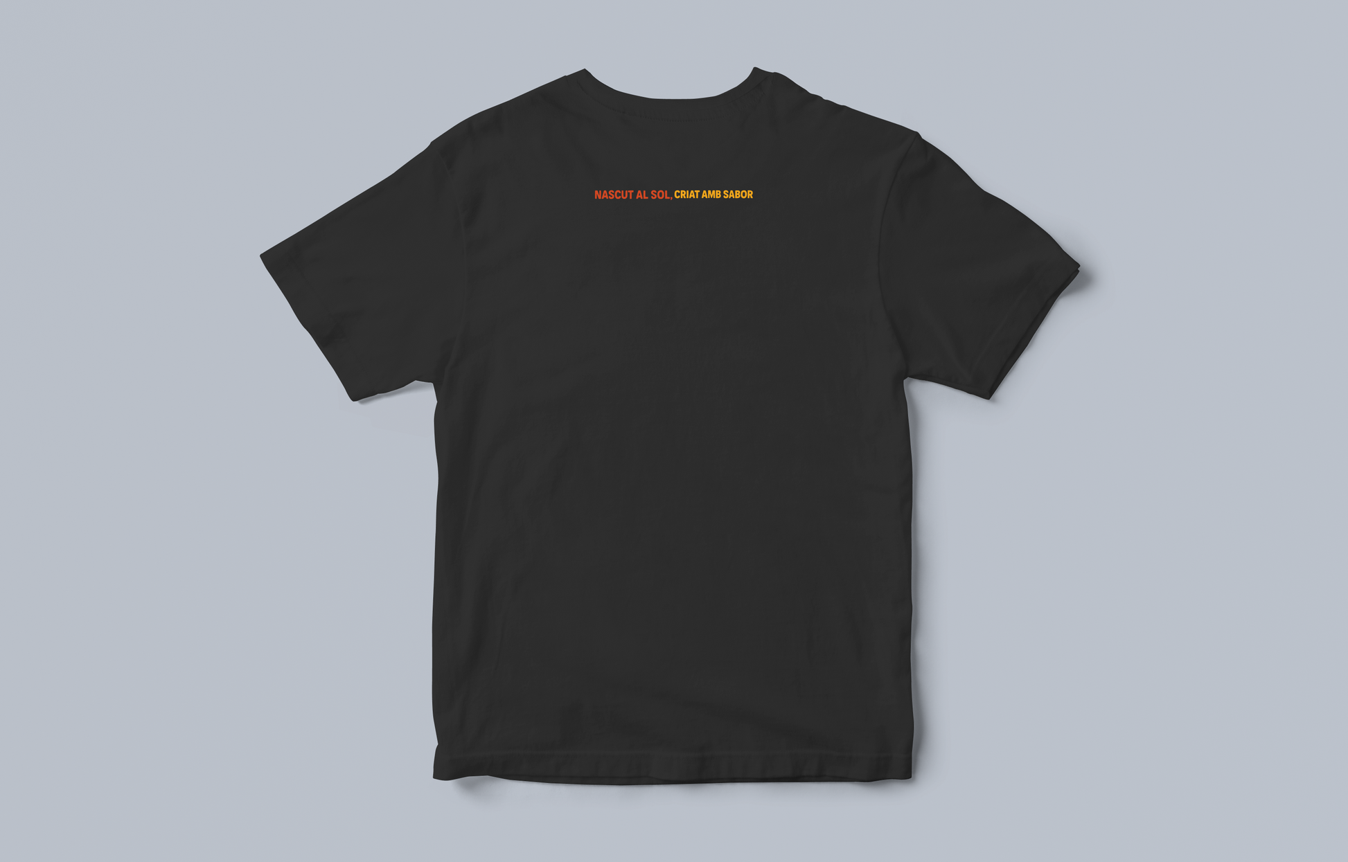 black t-shirt with drummer