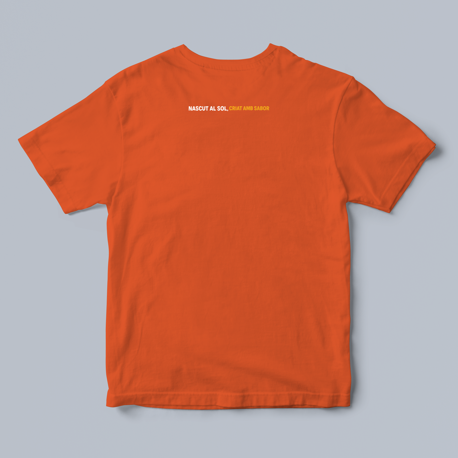 Orange t-shirt with La Merce