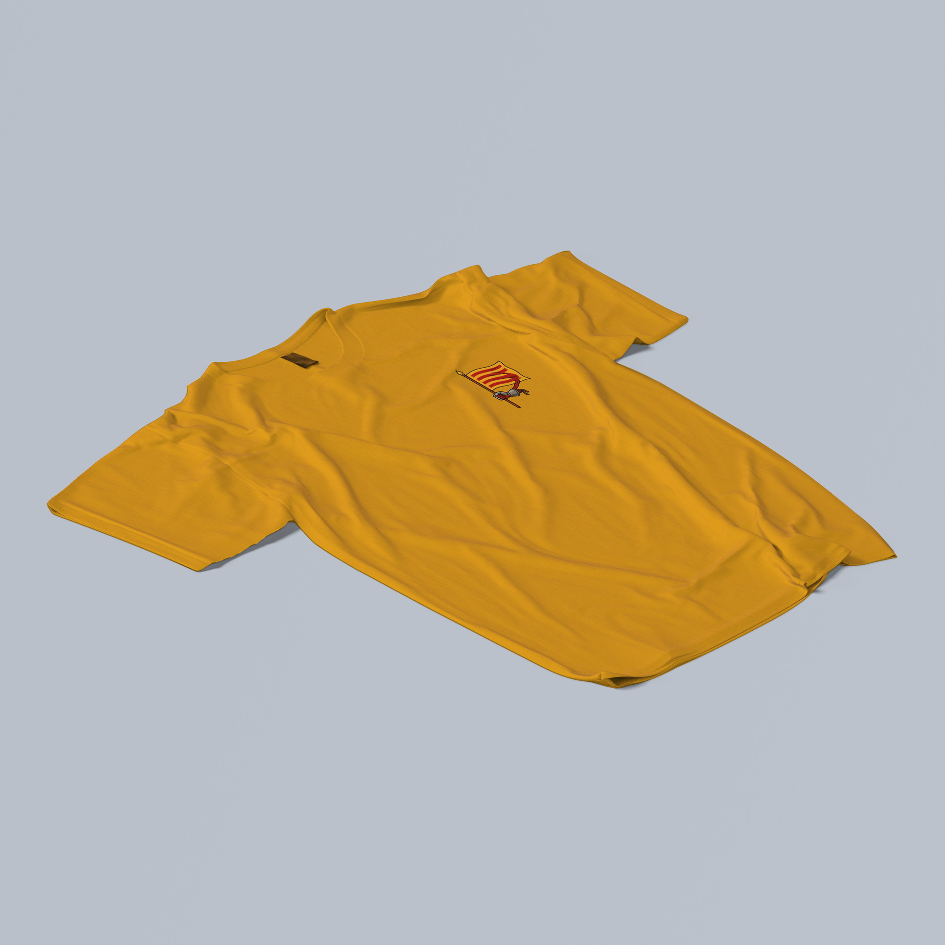 Yellow 2 t-shirt with the flag