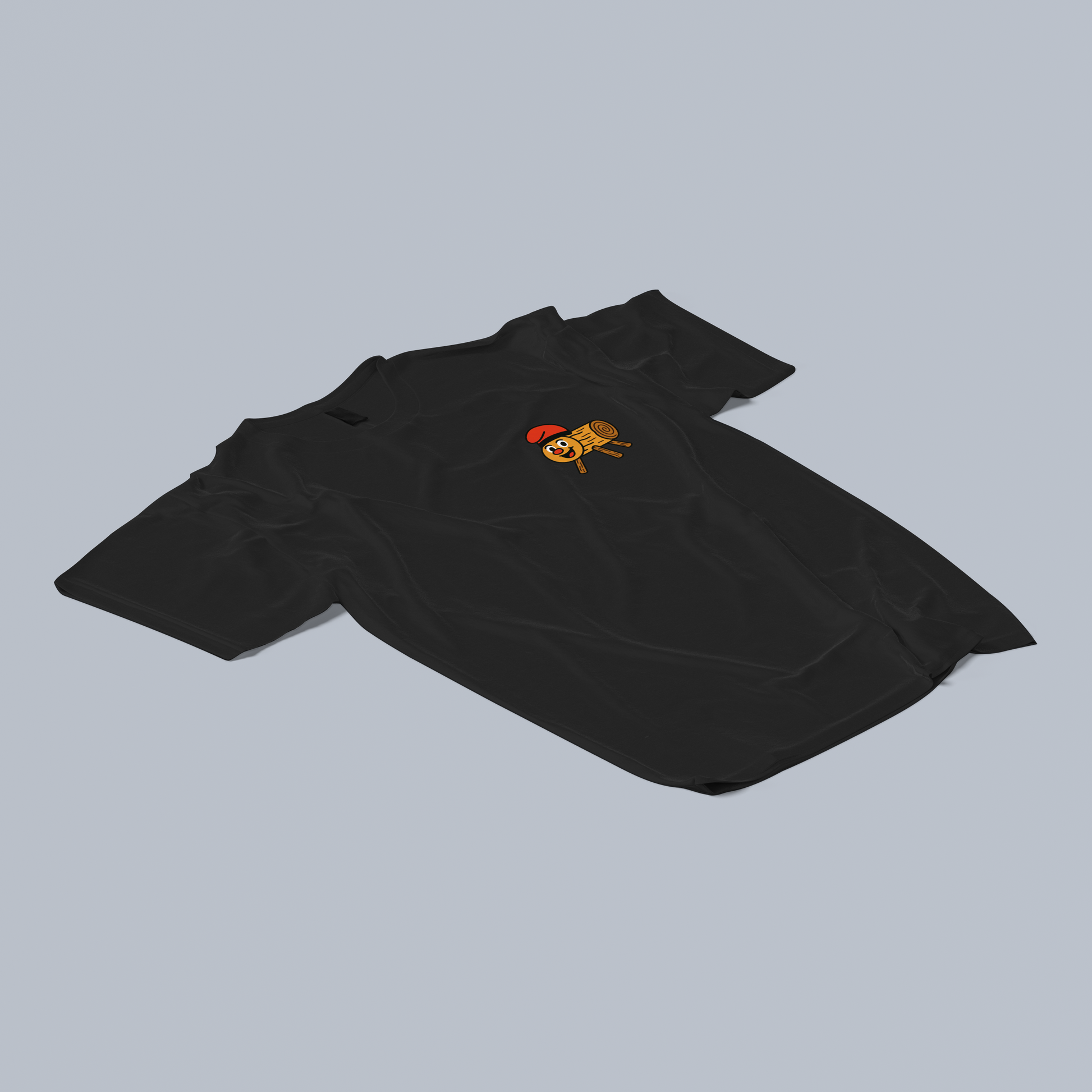 Black t-shirt with the Caga Tio