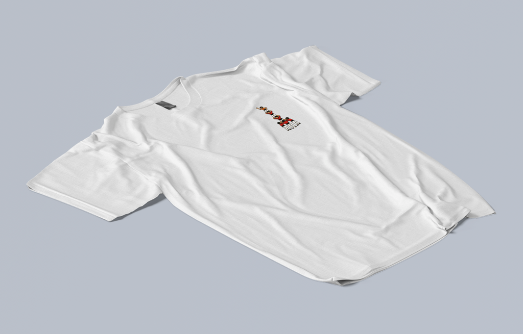 White t-shirt with castell
