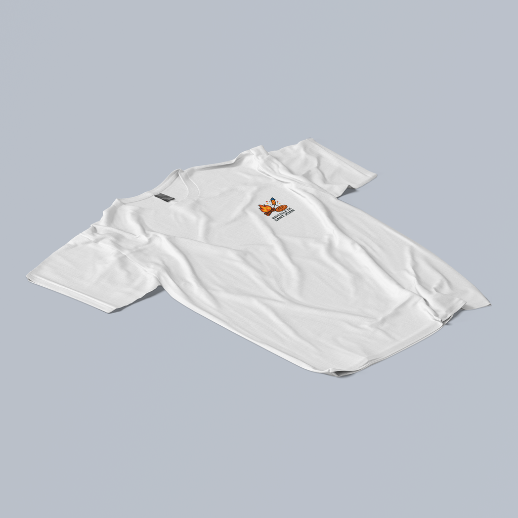 White t-shirt with the Sant Joan