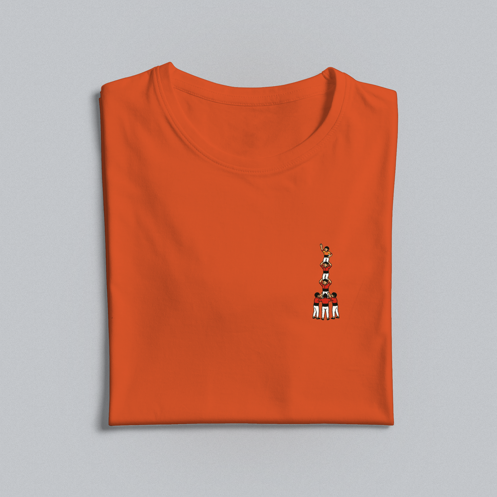 Orange t-shirt with castell