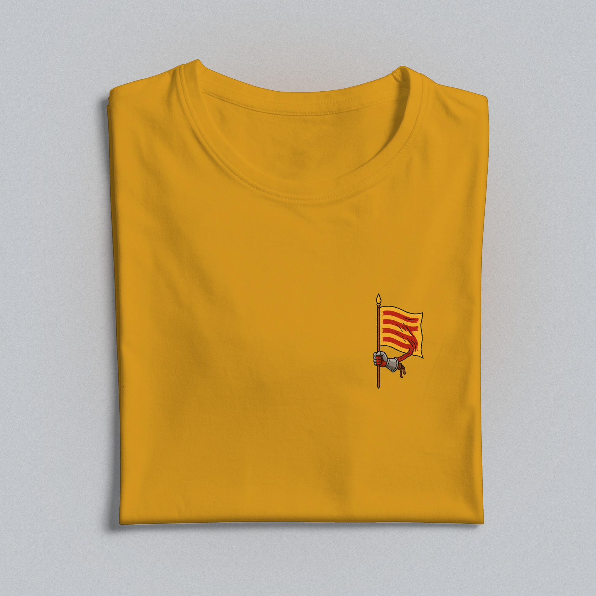 Yellow 2 t-shirt with the flag