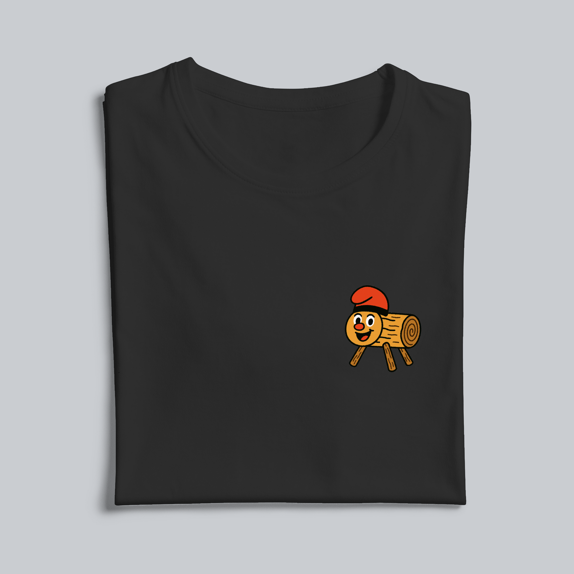 Black t-shirt with the Caga Tio