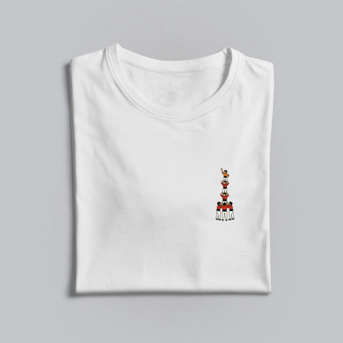 White t-shirt with castell