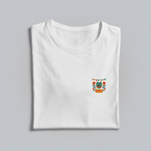 White t-shirt with Gracia