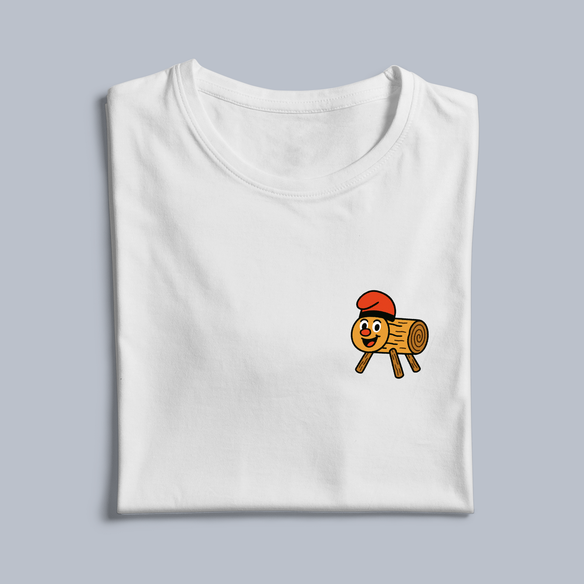 White t-shirt with the Caga Tio
