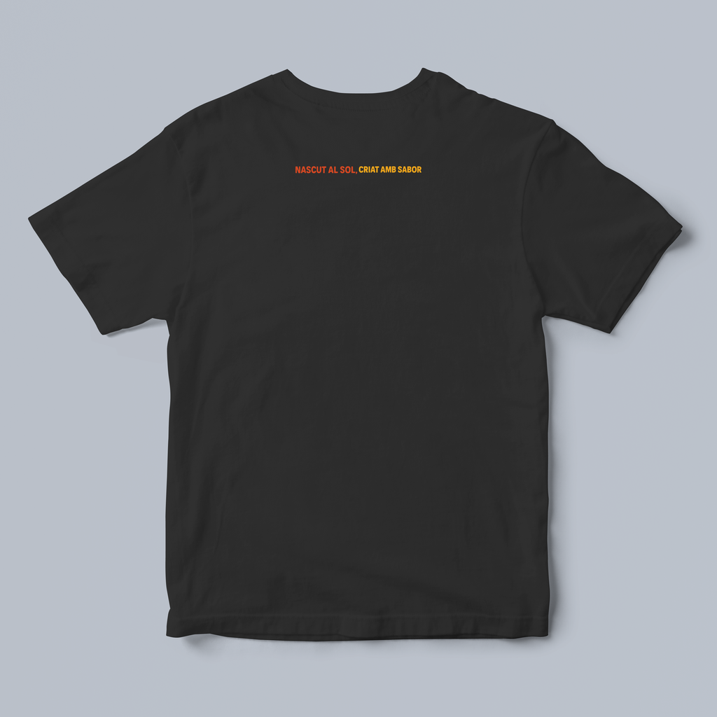 Black t-shirt with nut