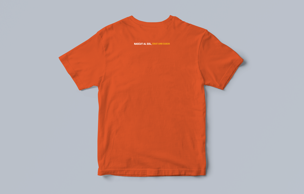 Orange t-shirt with Gracia