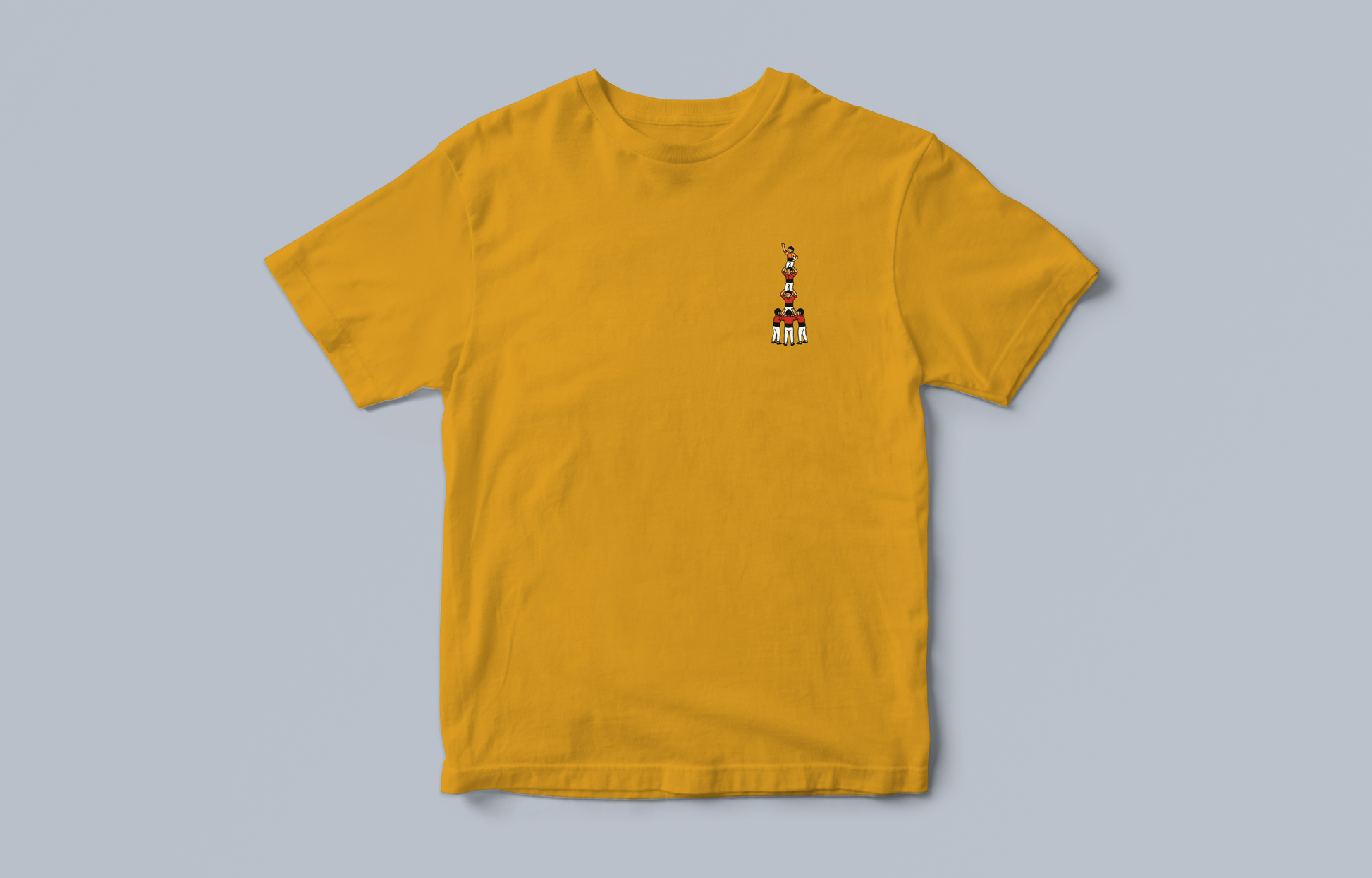 Yellow 2 t-shirt with castell