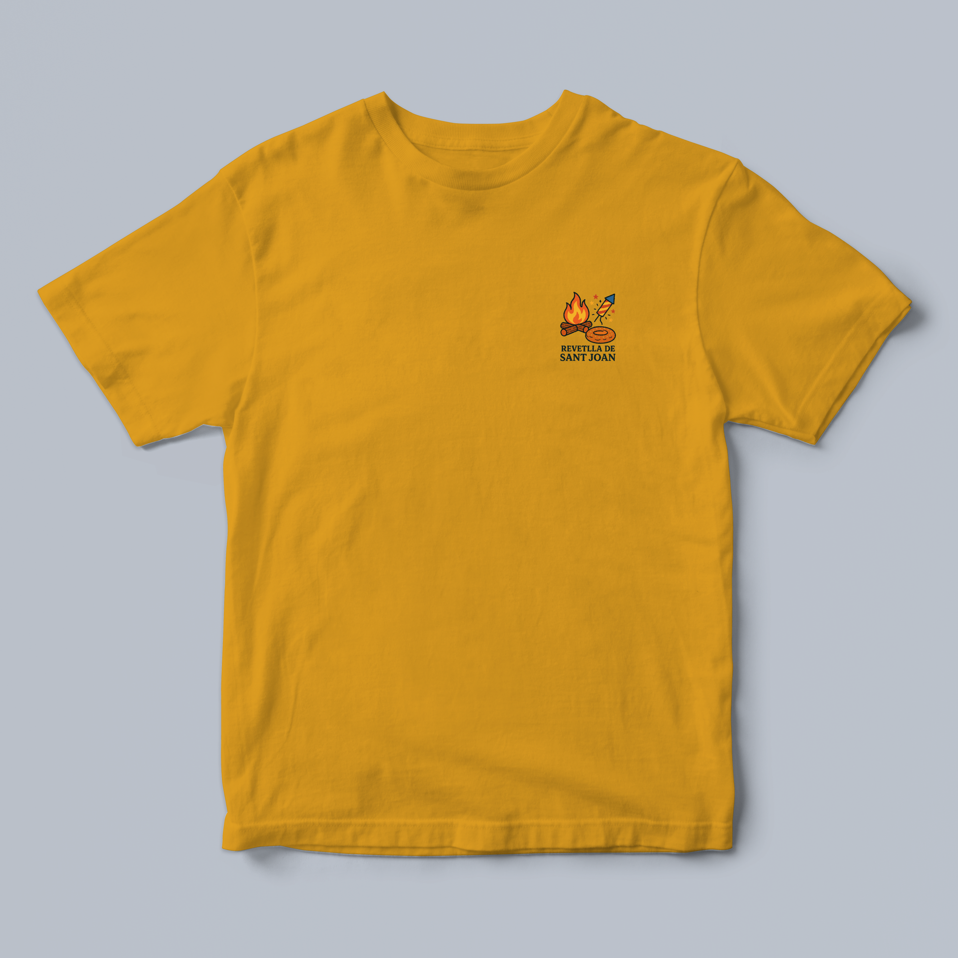 Yellow 2 t-shirt with the Sant Joan