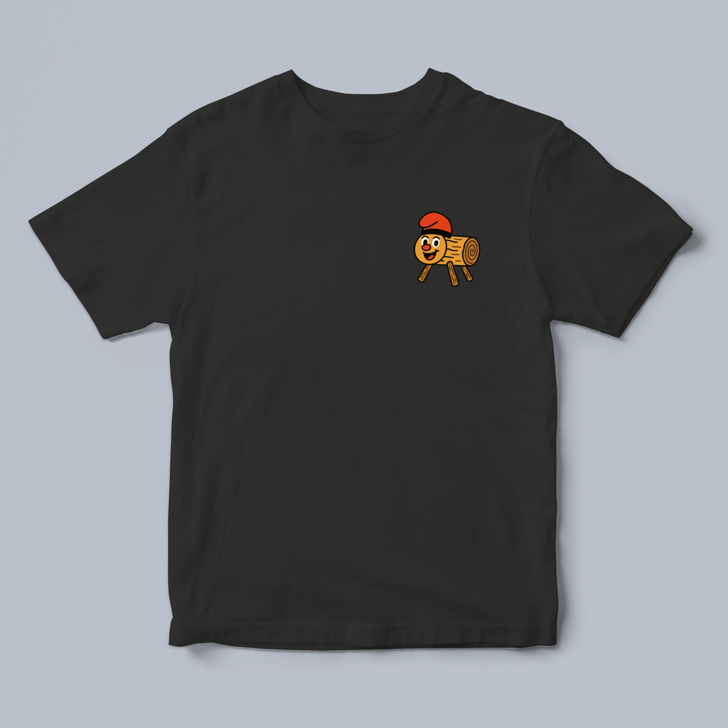Black t-shirt with the Caga Tio