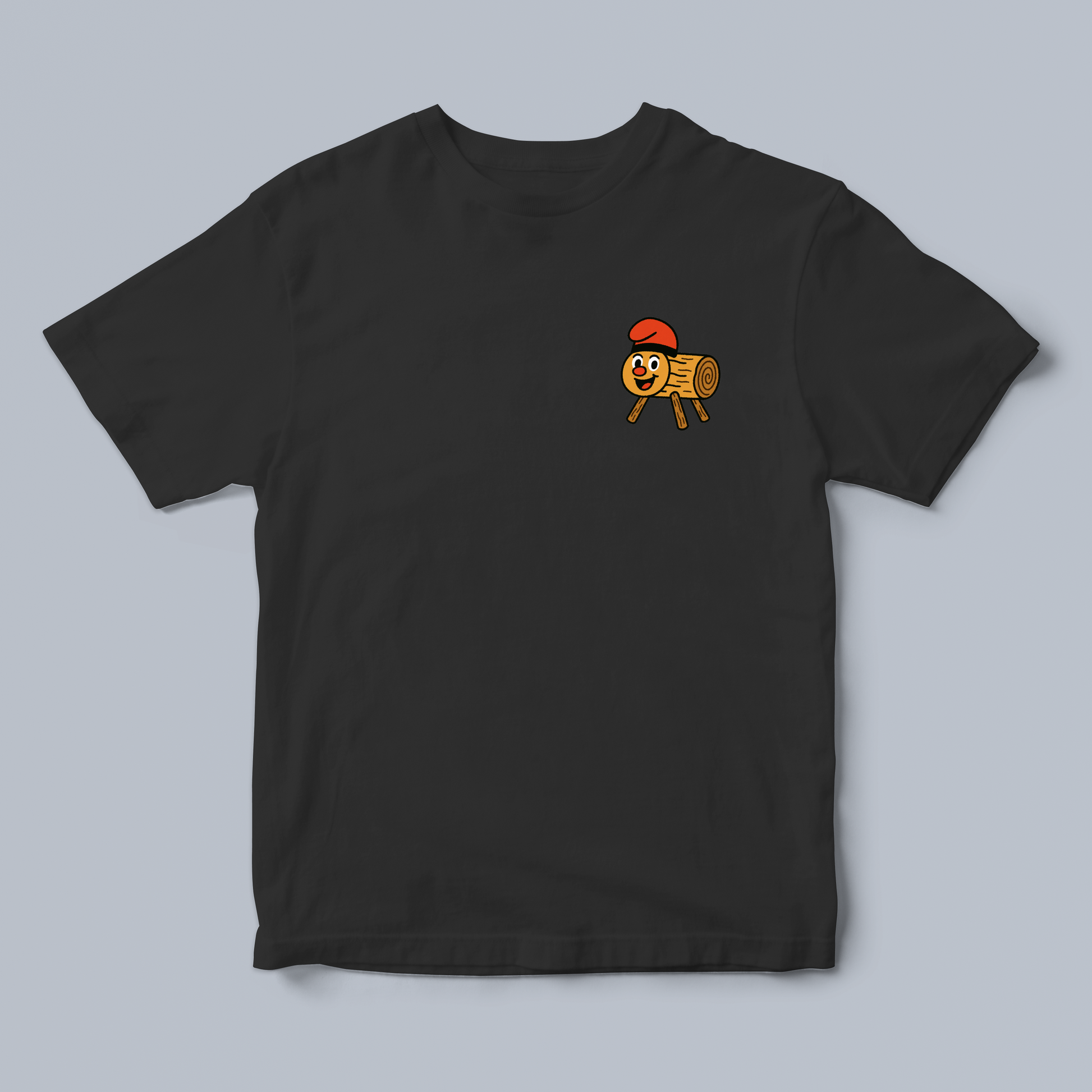Black t-shirt with the Caga Tio