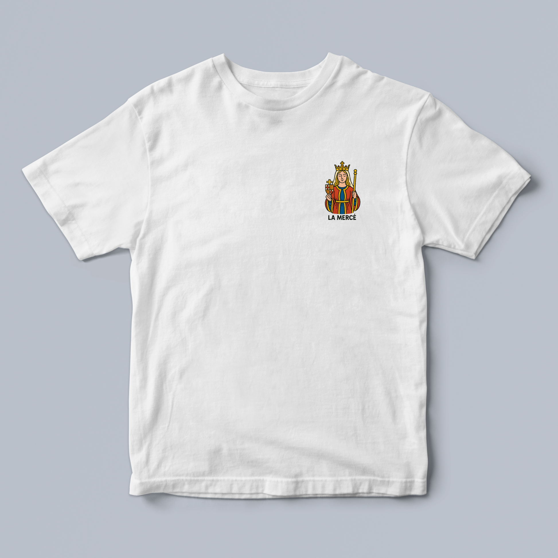 White t-shirt with La Merce