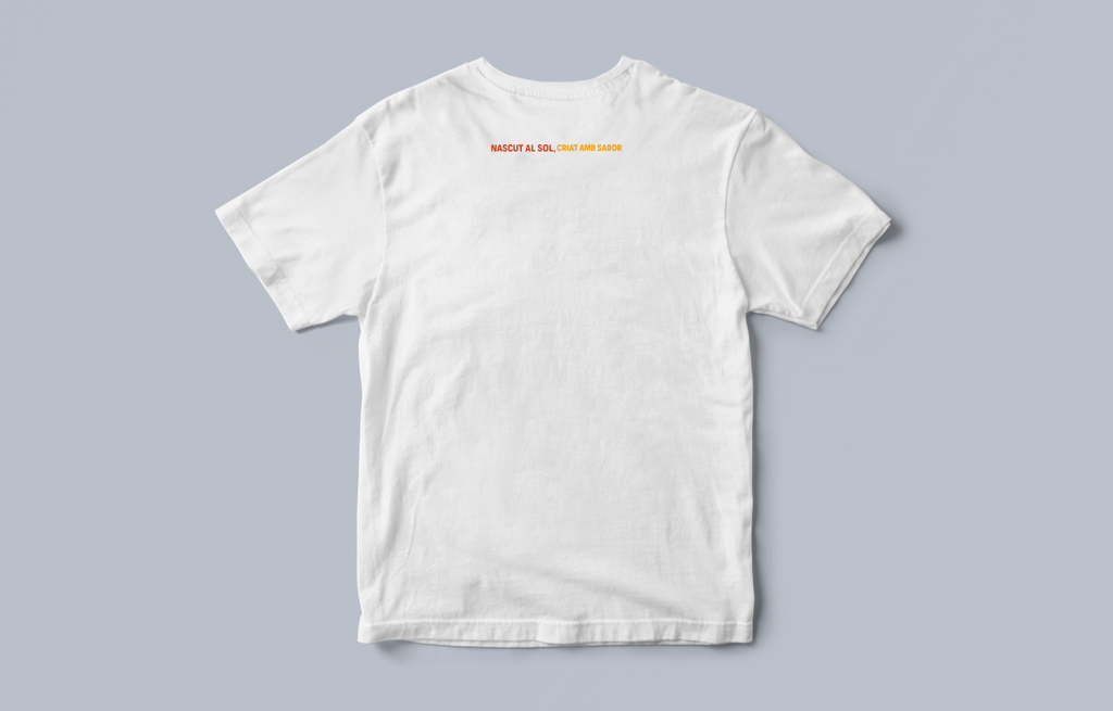 White t-shirt with drummer