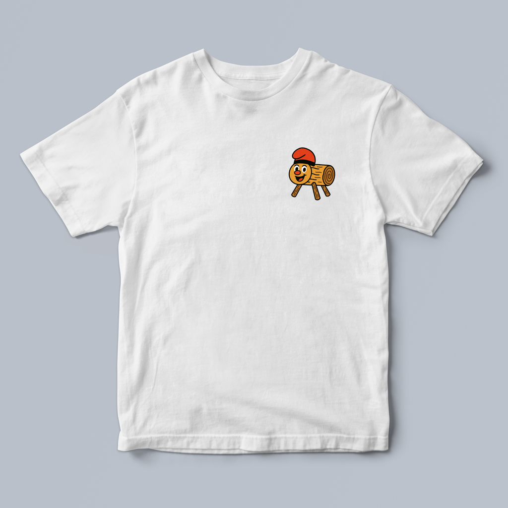 White t-shirt with the Caga Tio