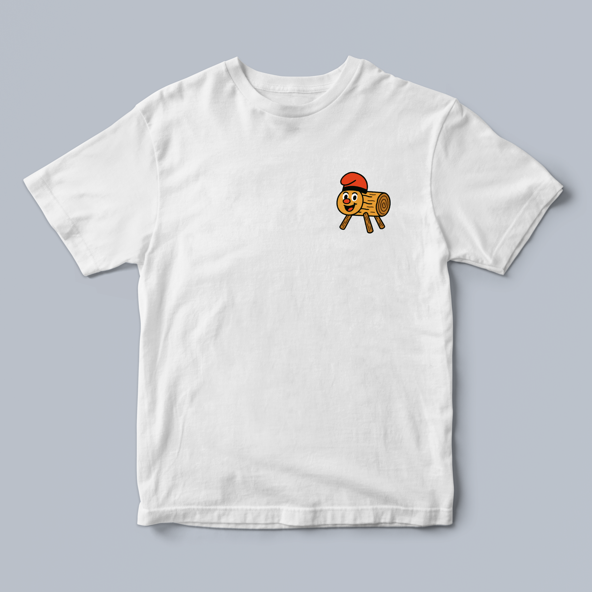 White t-shirt with the Caga Tio