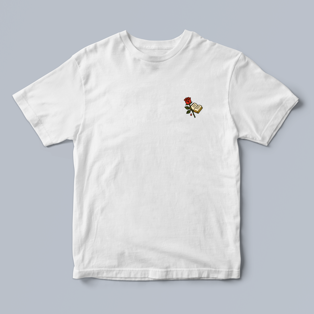White t-shirt with