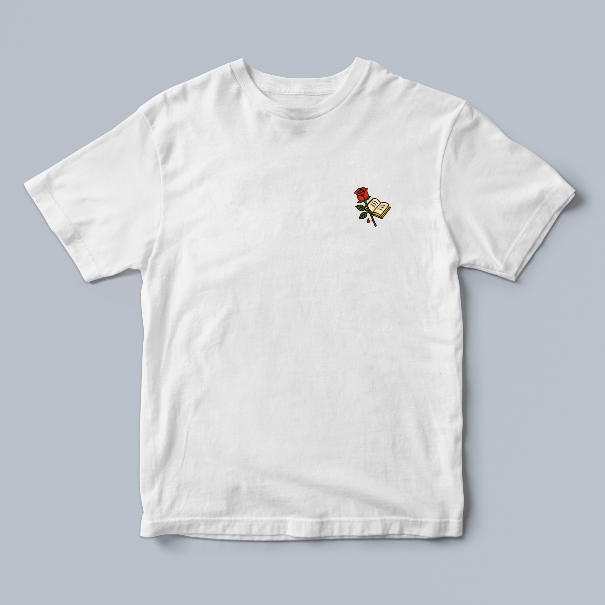 White t-shirt with